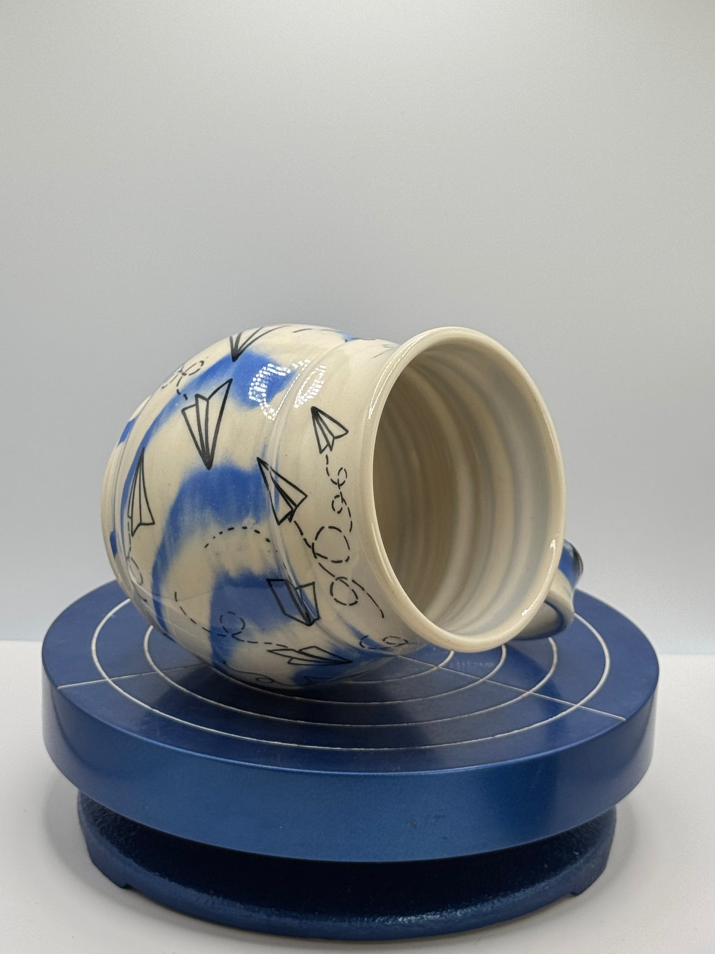 Paper Airplanes Stoneware Coffee and Tea Mug