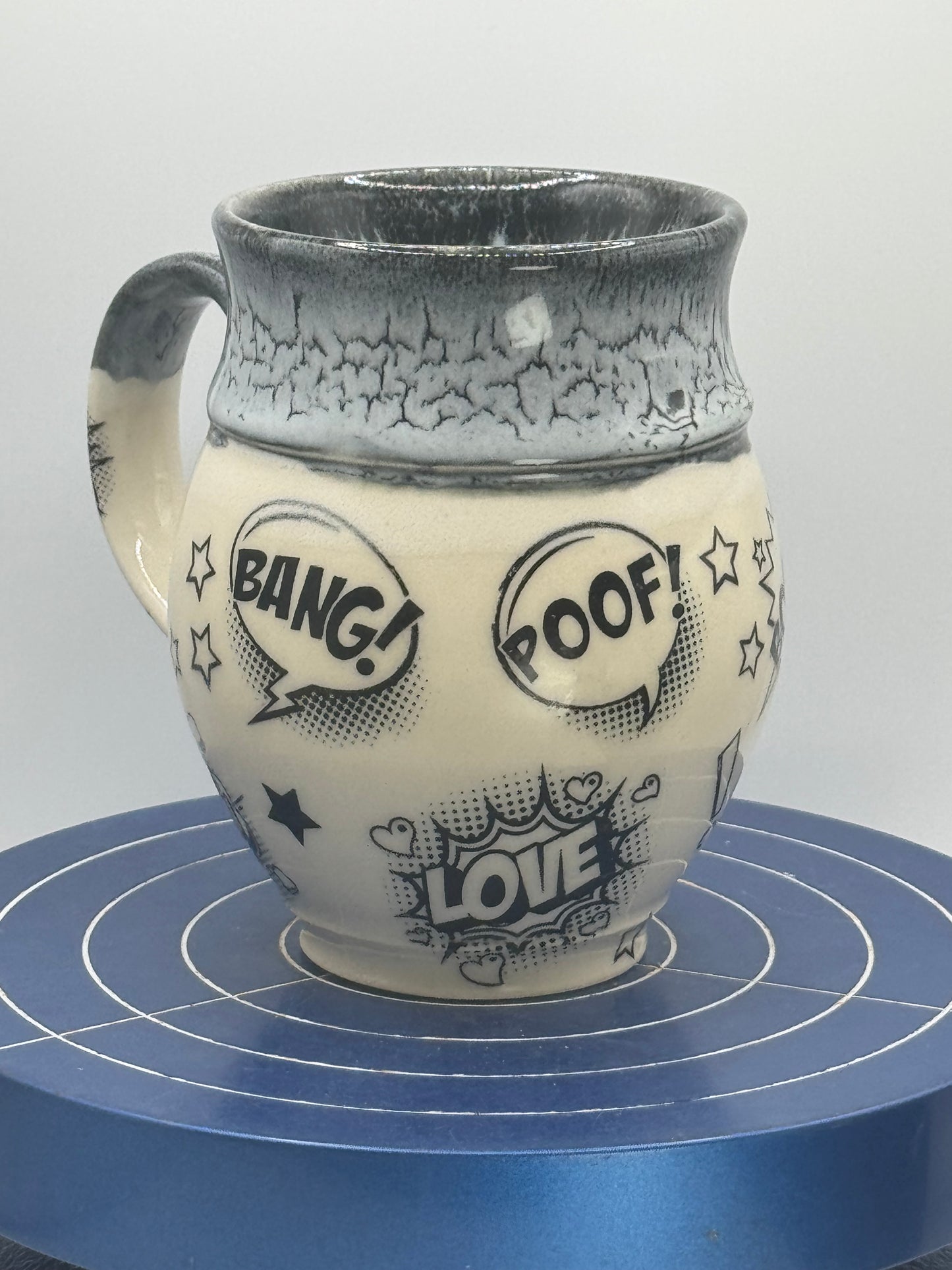 Comic Stoneware Coffee and Tea Mug