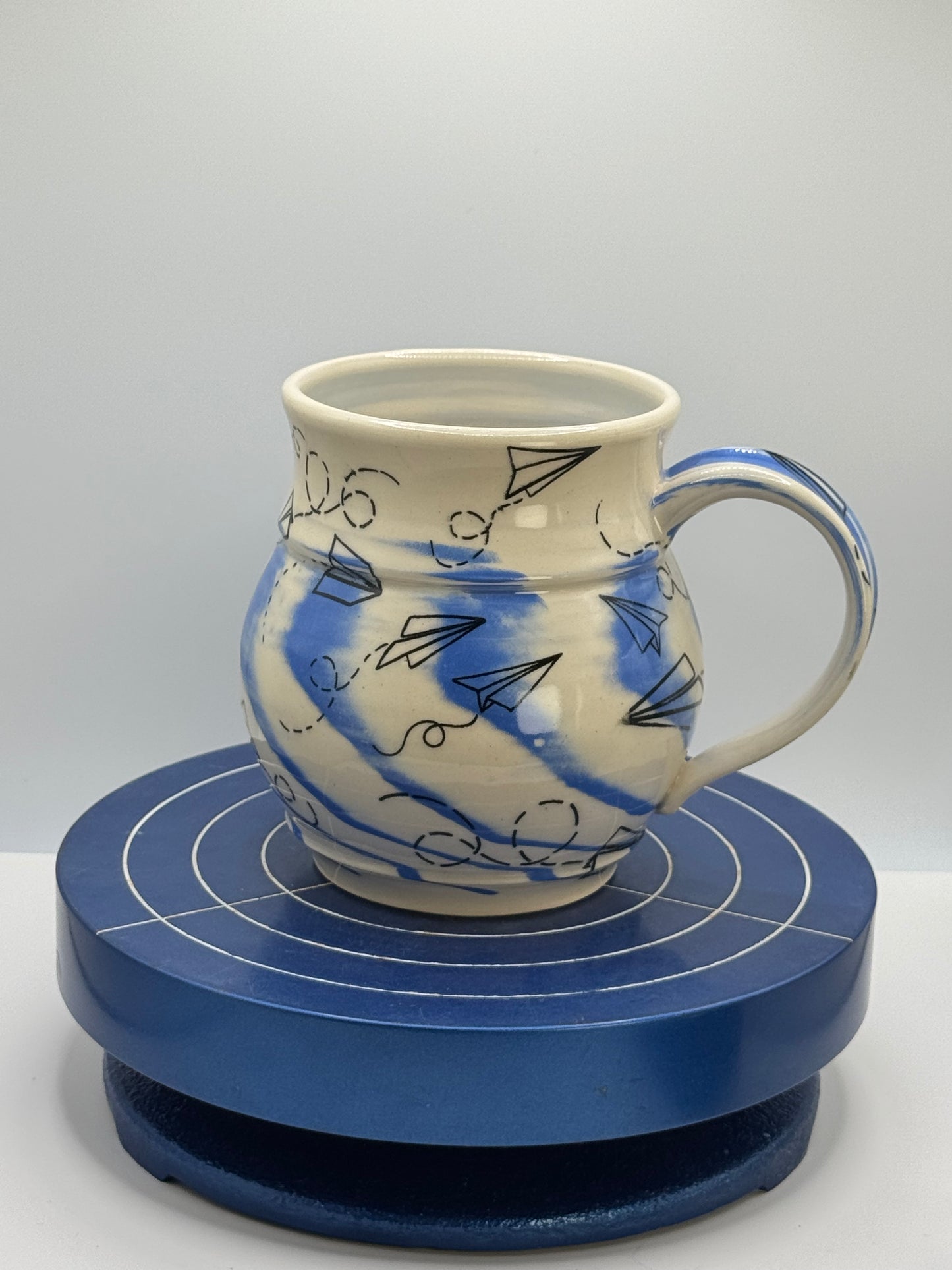 Paper Airplanes Stoneware Coffee and Tea Mug