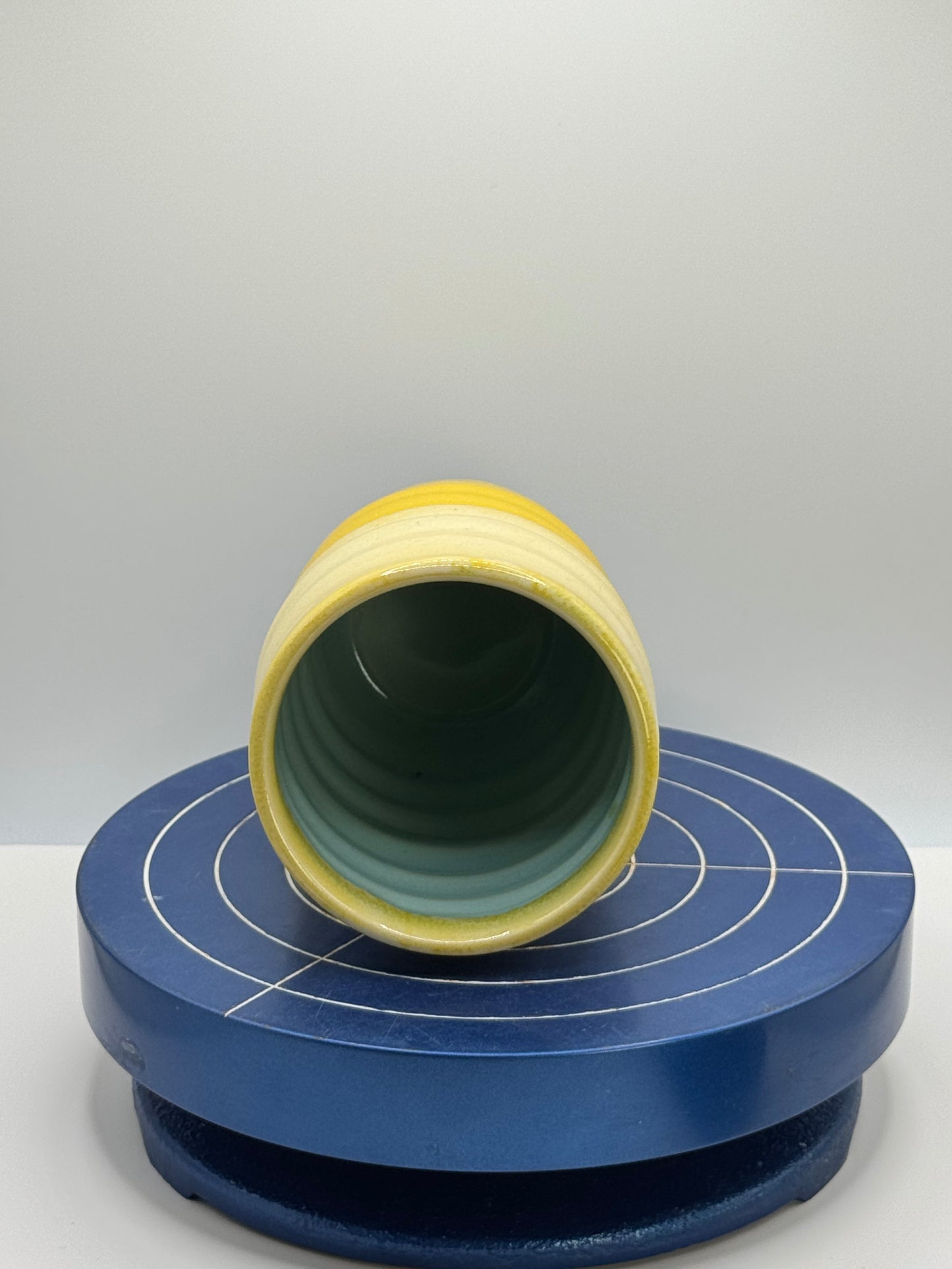 Yellow Stoneware Coffee and Tea Tumbler