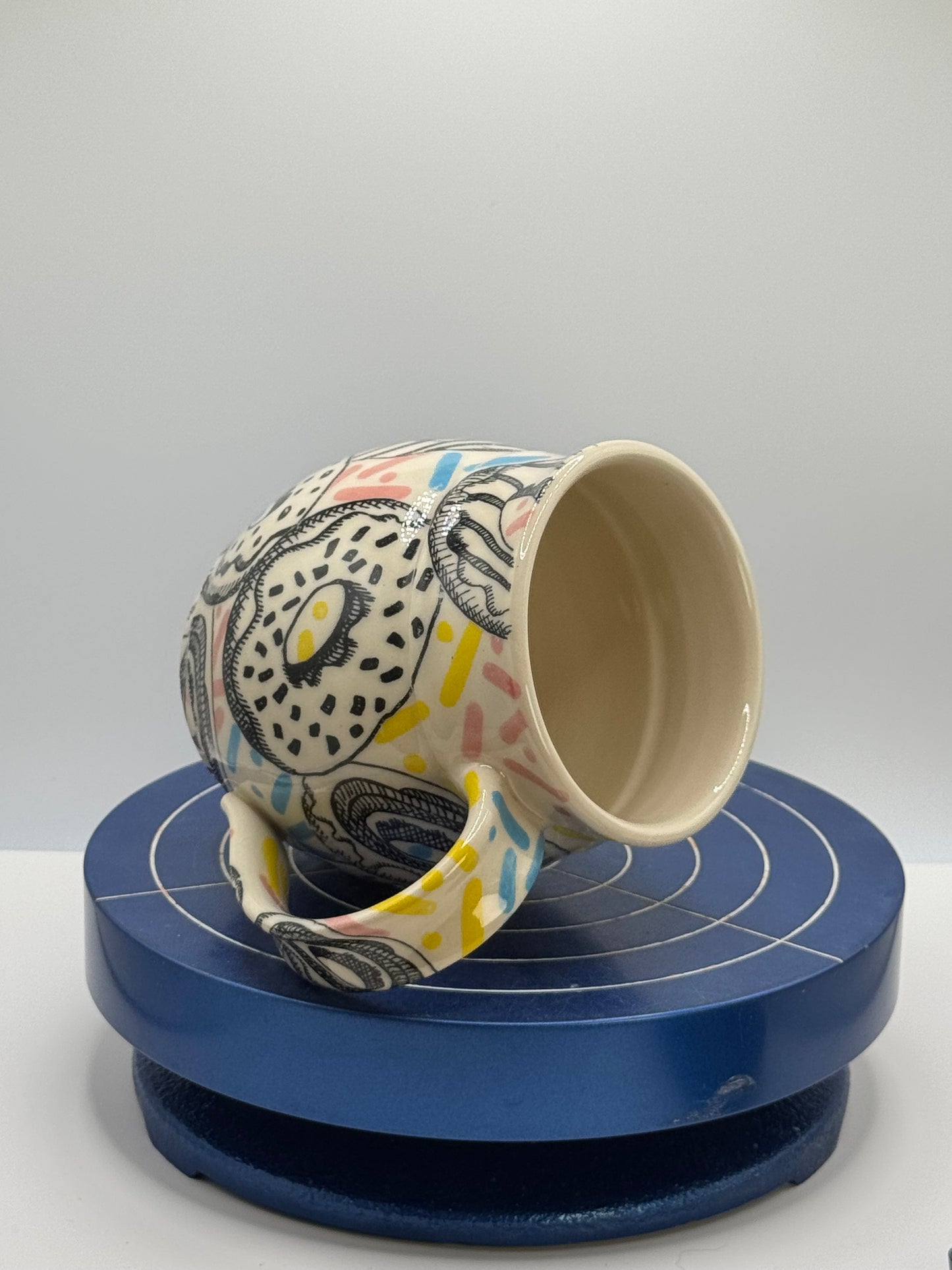 Small Donuts with Sprinkles Stoneware Coffee and Tea Mug