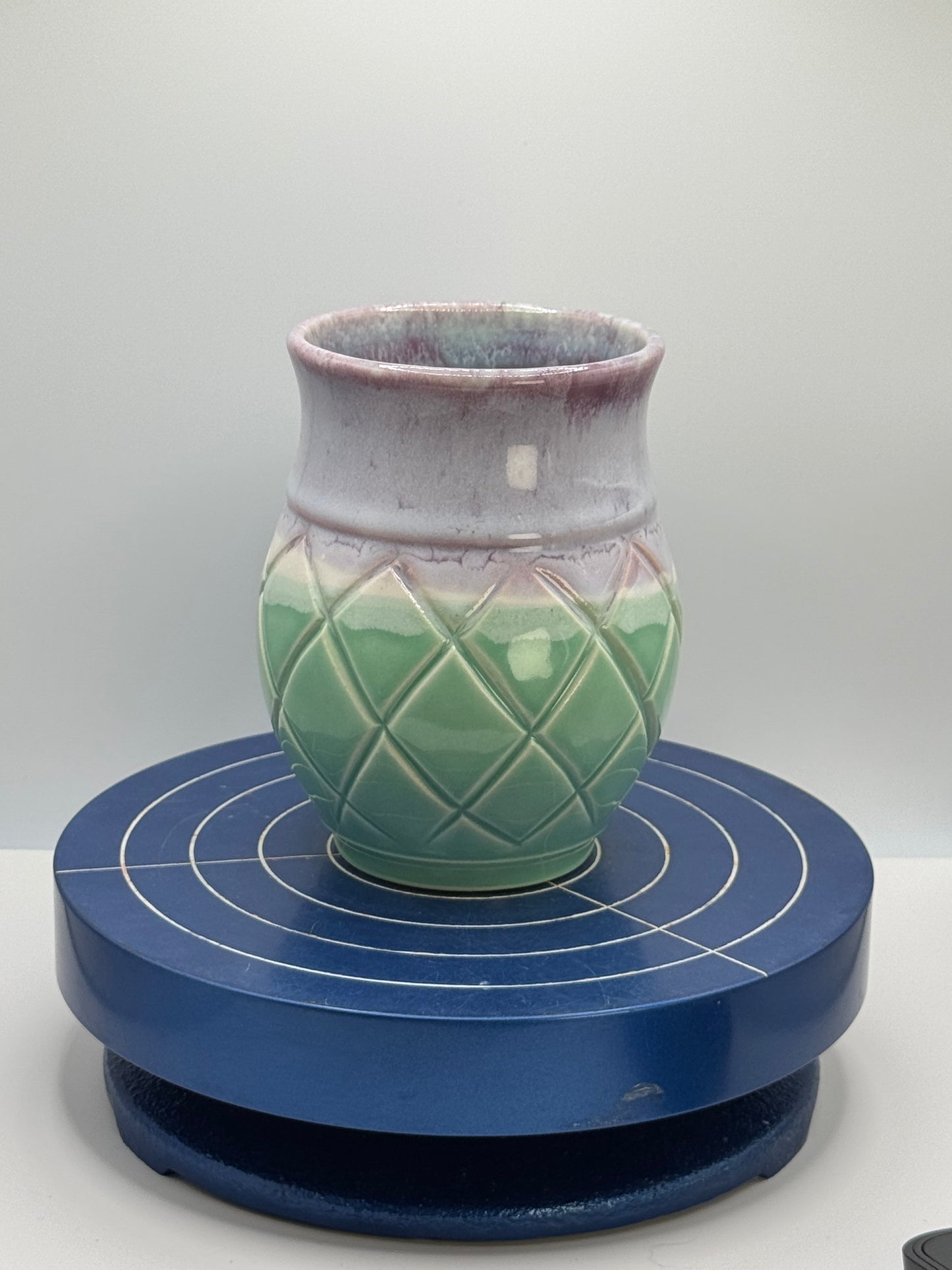Carved Stoneware Coffee and Tea Mug