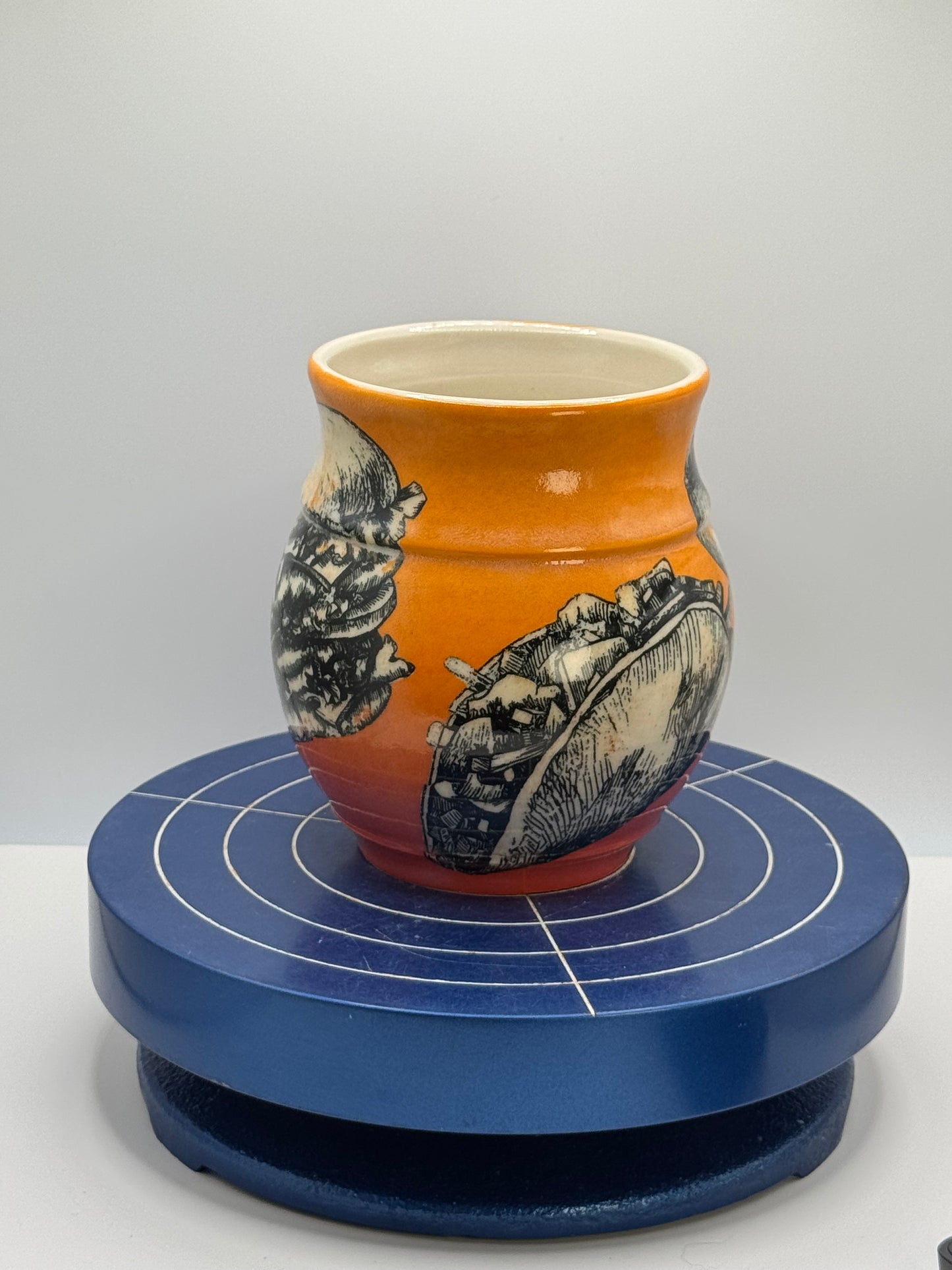 Fast Food Stoneware Coffee and Tea Mug