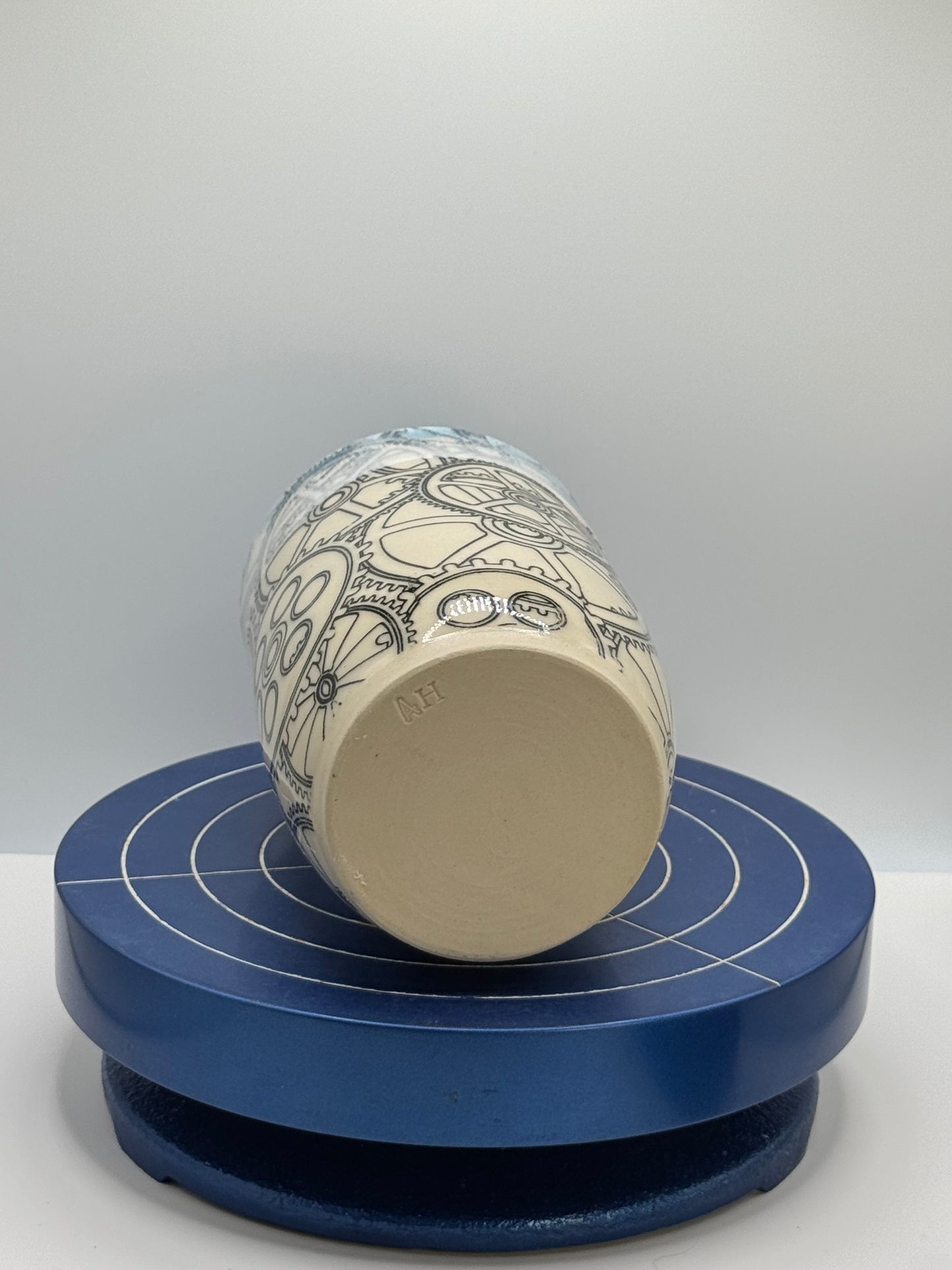Gear Up Stoneware Coffee and Tea Cup