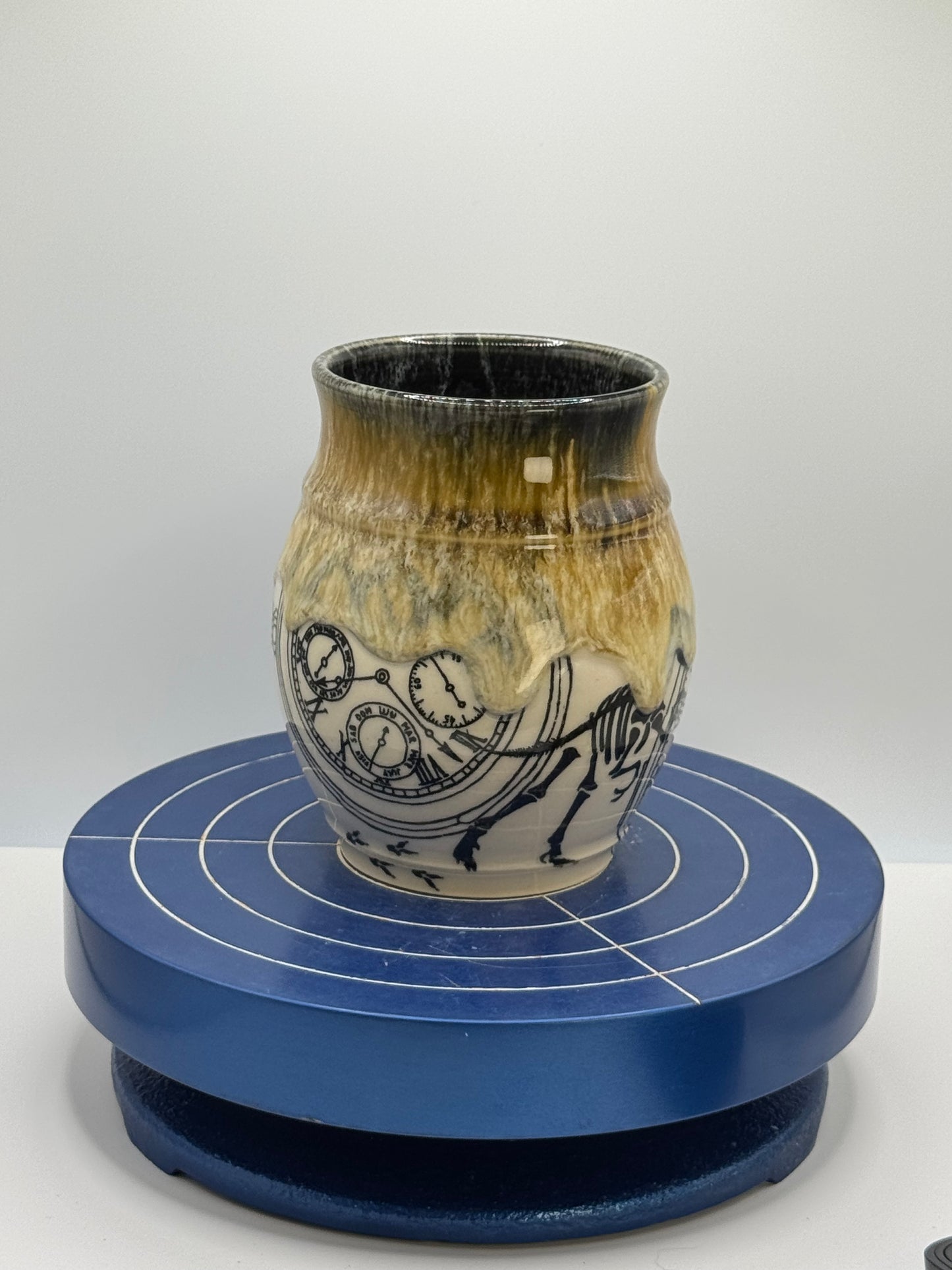 Clocks Stoneware Coffee and Tea Mug