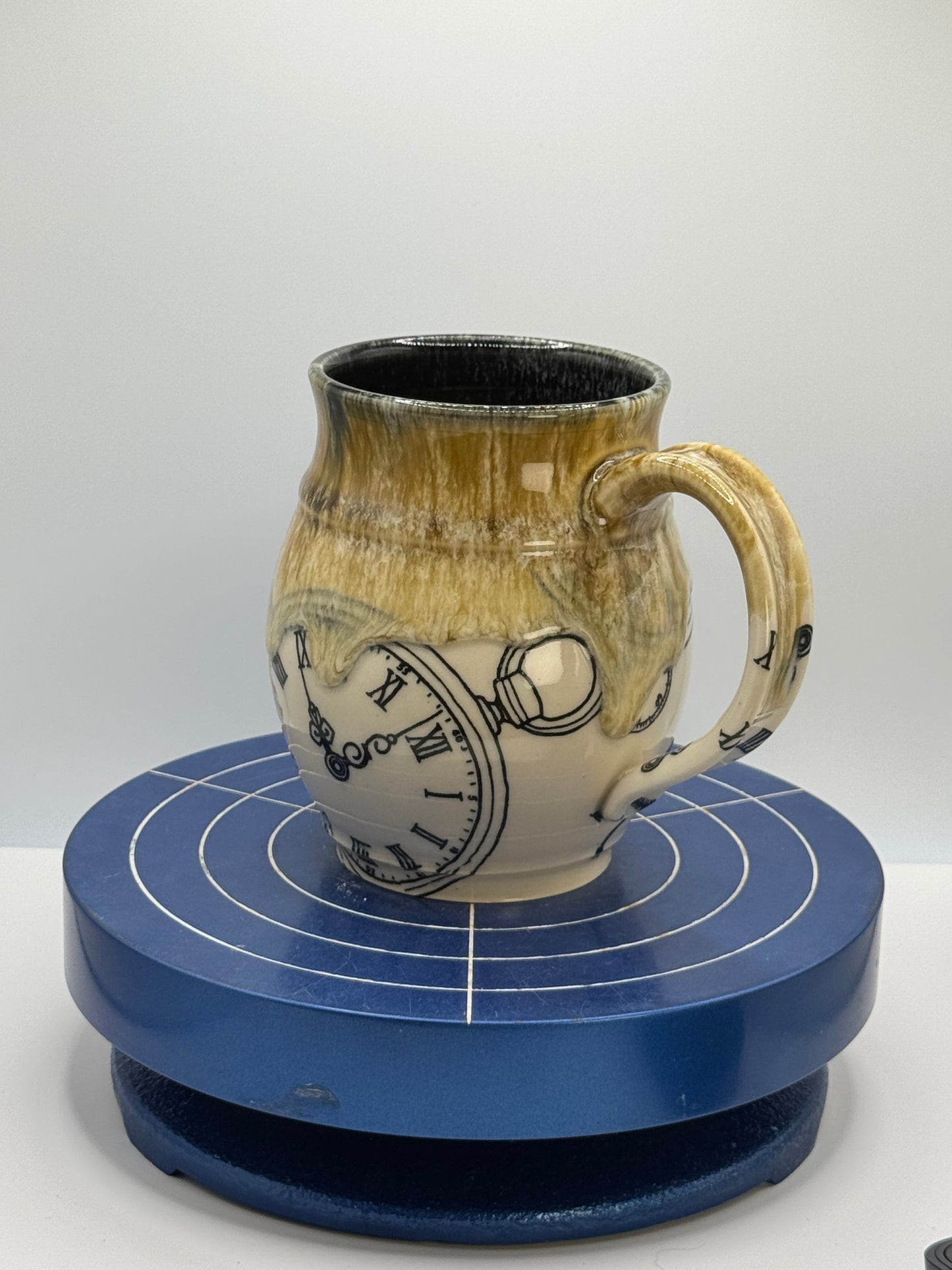 Clocks Stoneware Coffee and Tea Mug