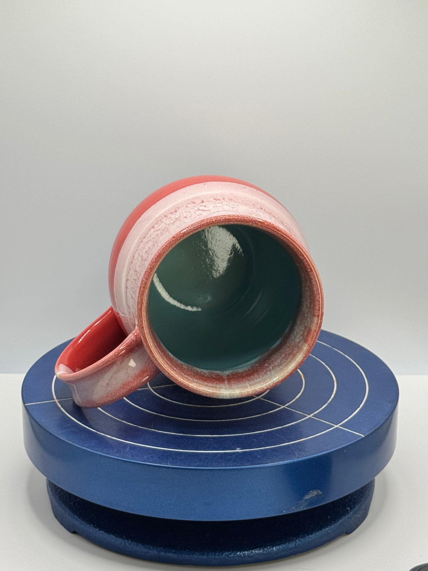 Red Stoneware Coffee and Tea Mug