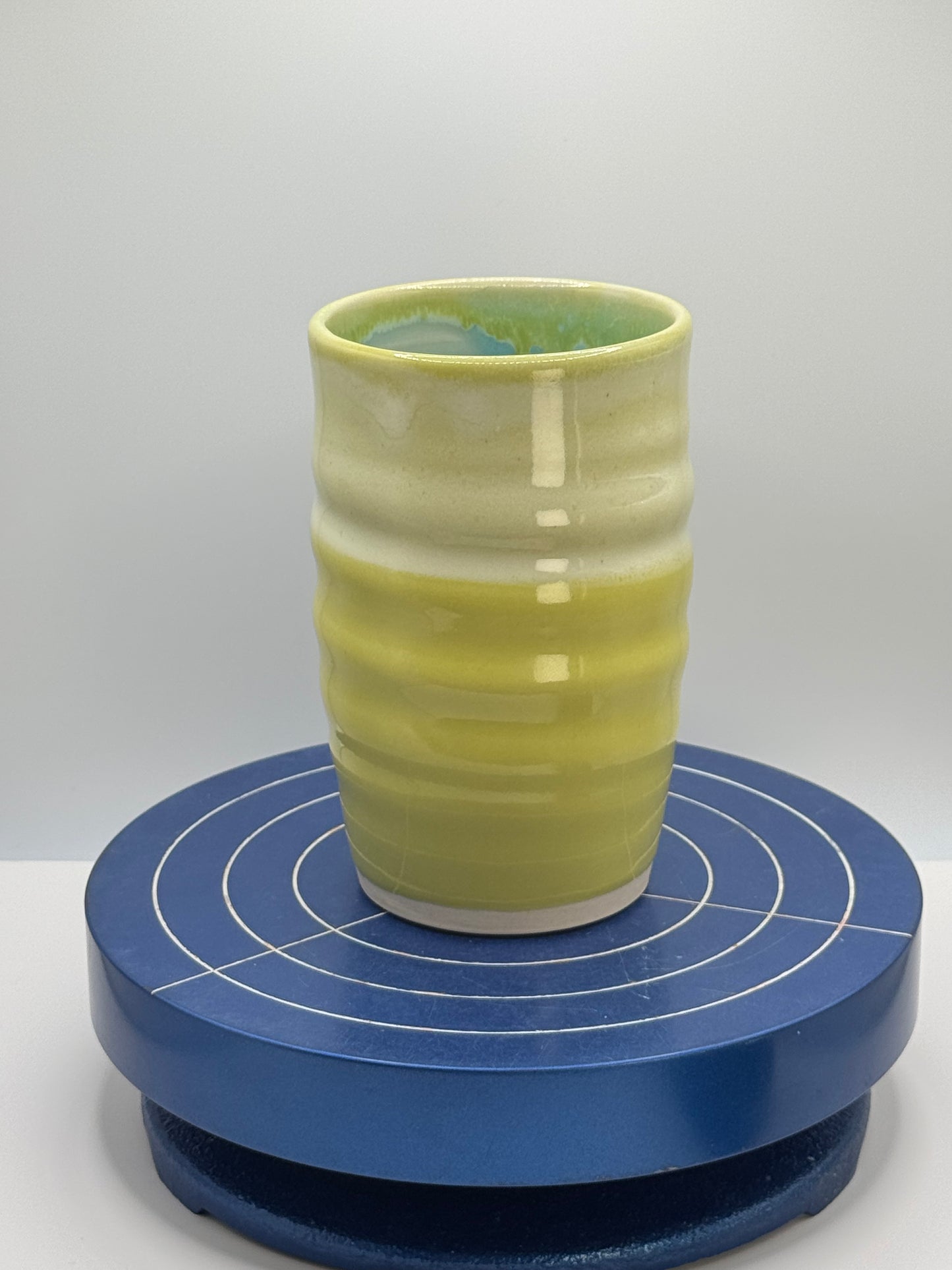 Yellowish Stoneware Coffee and Tea Mug
