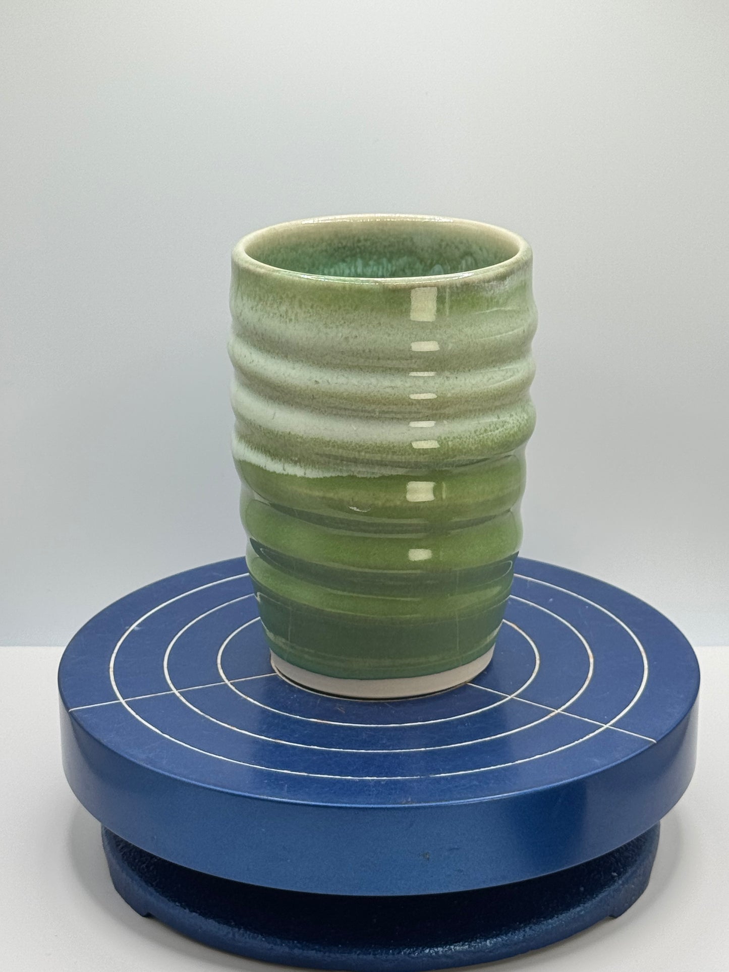 Green Stoneware Coffee and Tea Mug