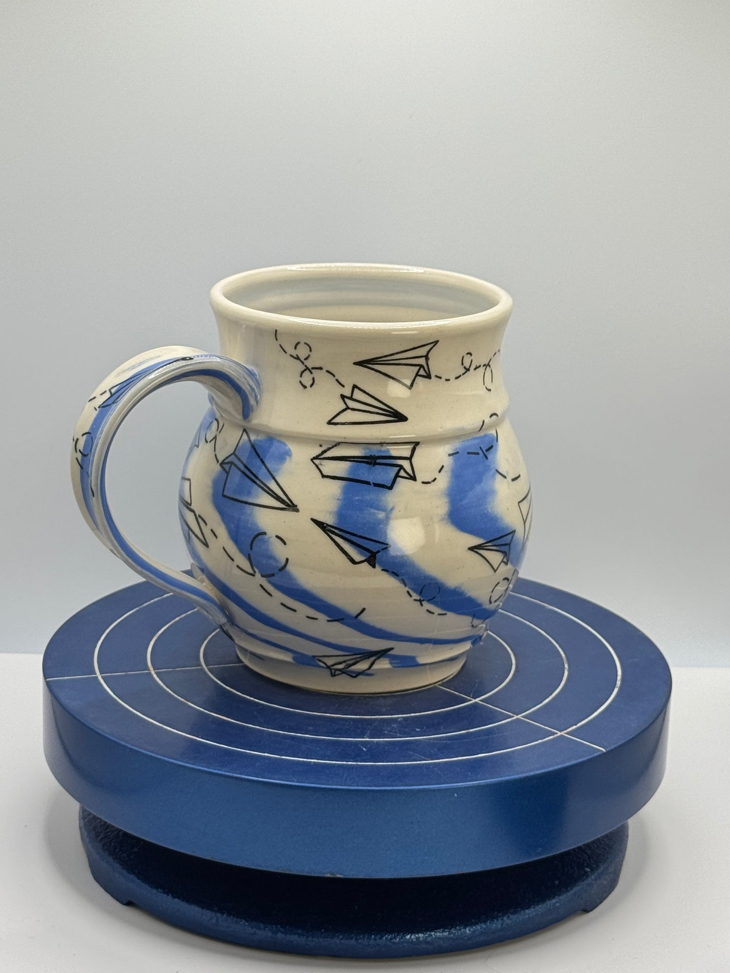 Paper Airplanes Stoneware Coffee and Tea Mug