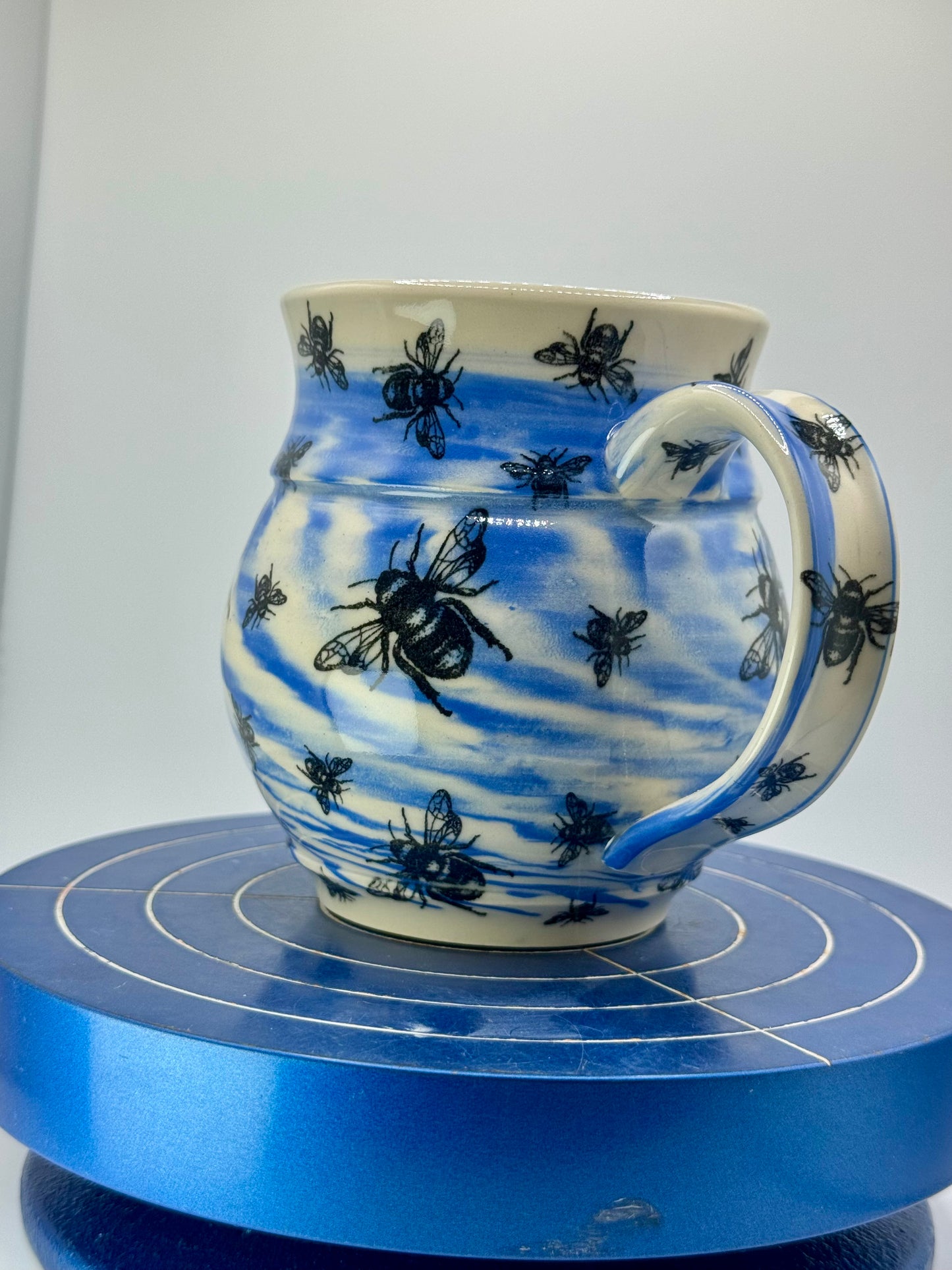 Bee Keeper Stoneware and Porcelain Mix Coffee and Tea Mug