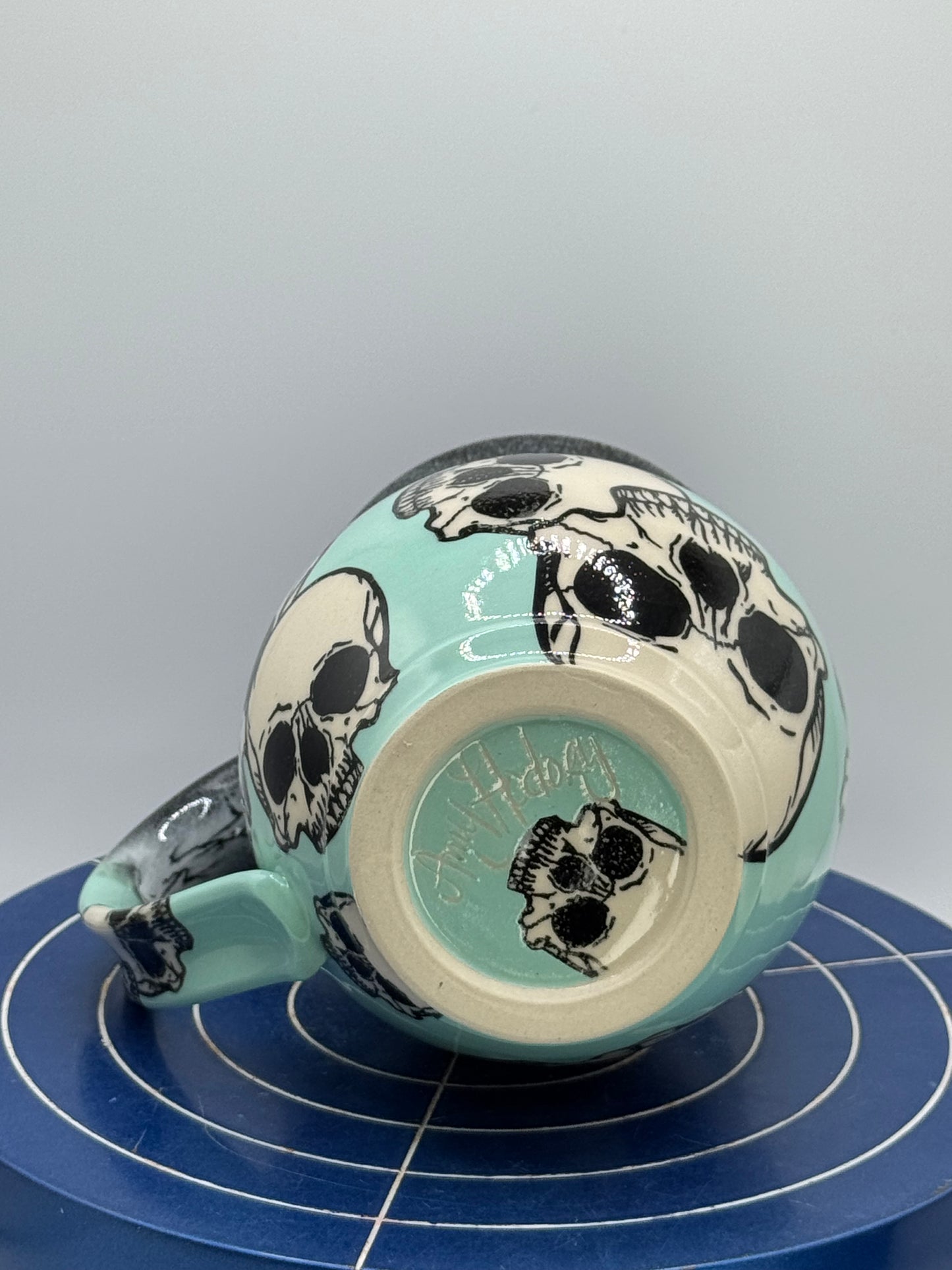 Seaglass and Skulls Stoneware Coffee and Tea Mug
