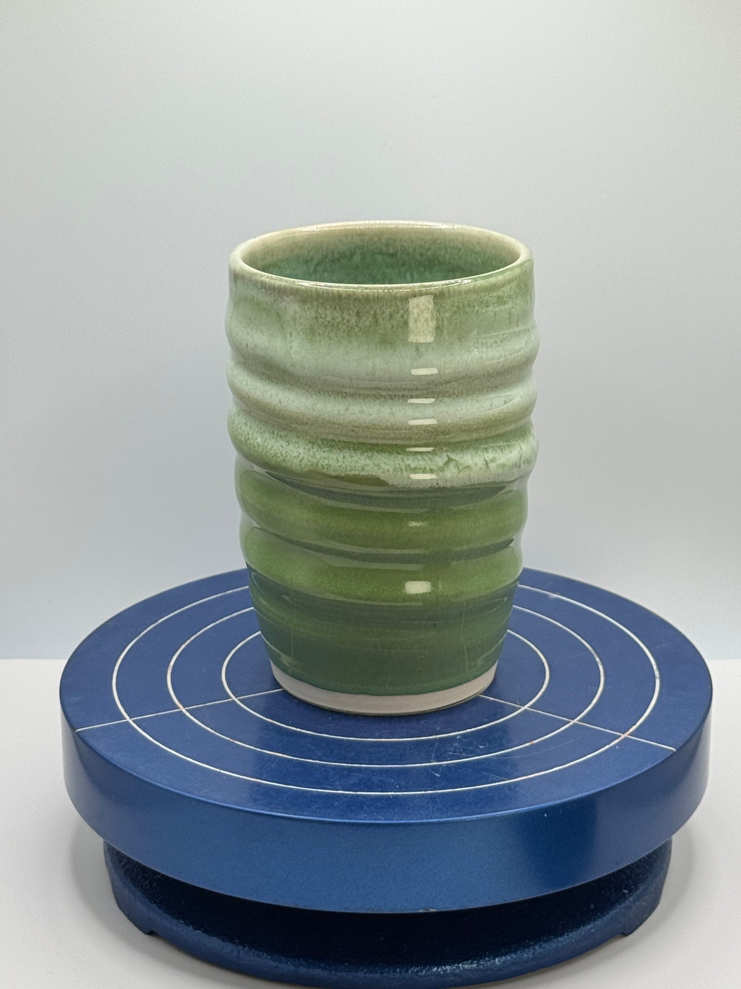 Green Stoneware Coffee and Tea Mug