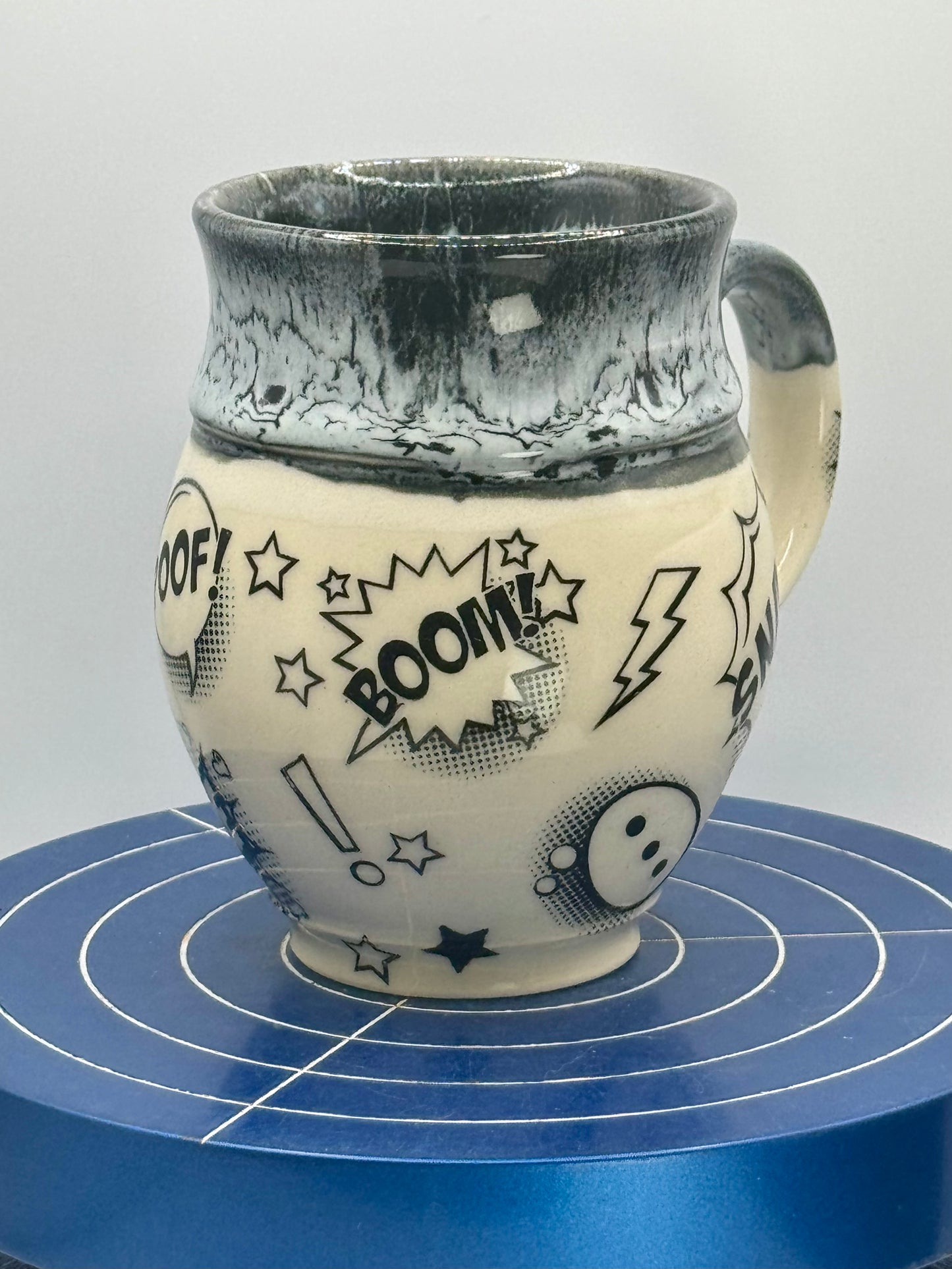 Comic Stoneware Coffee and Tea Mug