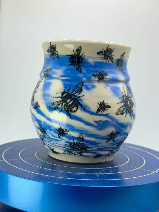 Bee Keeper Stoneware and Porcelain Mix Coffee and Tea Mug